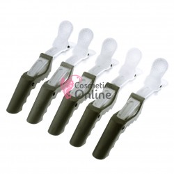 Clesti de coafor Crocodil CRD08AA Alb cu Negru, 5 bucati